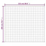 világos krémszínű szövet súlyozott takaró 200 x 225 cm 13 kg