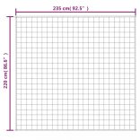 világos krémszínű szövet súlyozott takaró 220 x 235 cm 11 kg