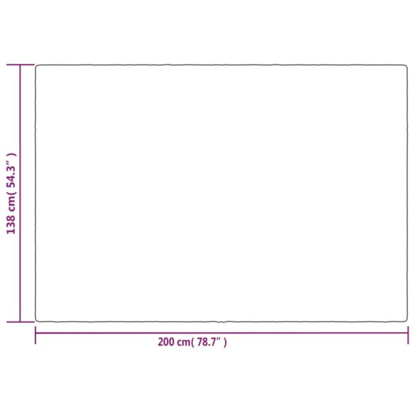 szürke szövet súlyozott takaró huzattal 138 x 200 cm 10 kg