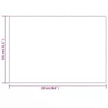 szürke szövet súlyozott takaró huzattal 155 x 220 cm 11 kg