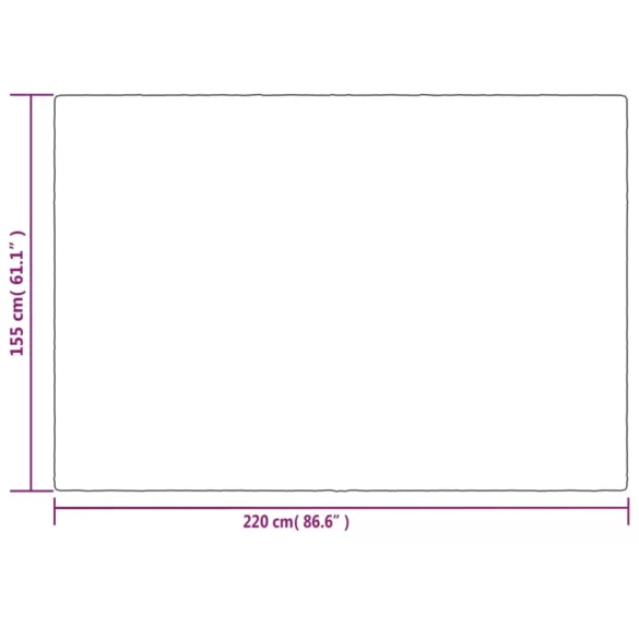 szürke szövet súlyozott takaró huzattal 155 x 220 cm 11 kg