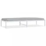 fehér fém ágykeret 75 x 190 cm