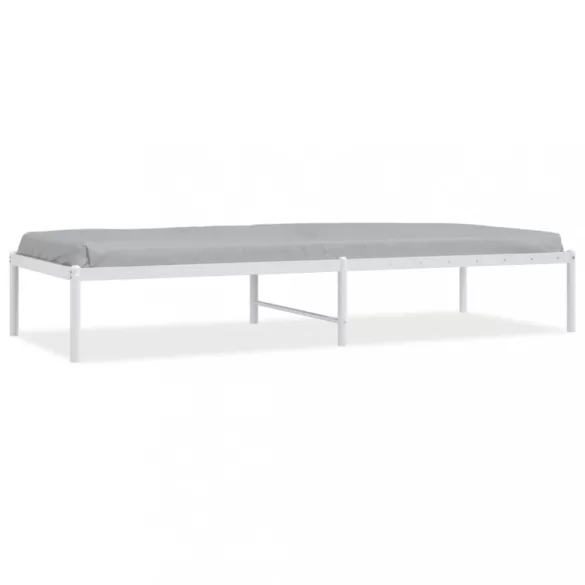 fehér fém ágykeret 75 x 190 cm