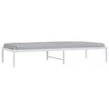 fehér fém ágykeret 75 x 190 cm