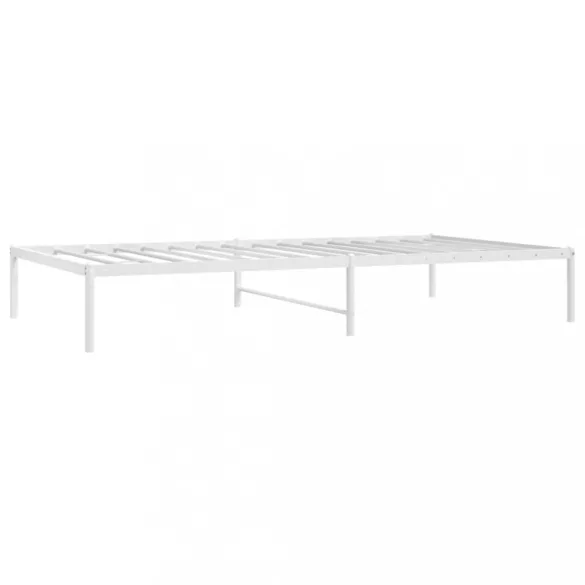 fehér fém ágykeret 75 x 190 cm