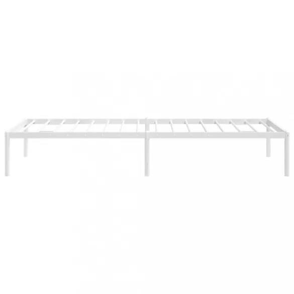 fehér fém ágykeret 75 x 190 cm