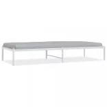 fehér fém ágykeret 80x200 cm