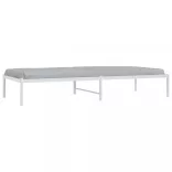 fehér fém ágykeret 80x200 cm