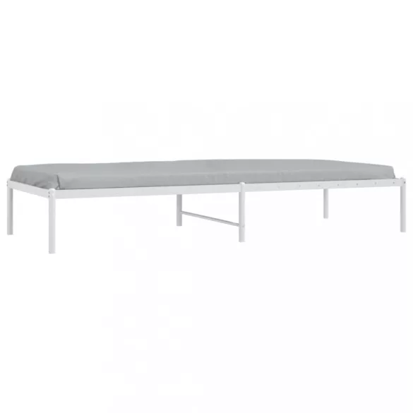 fehér fém ágykeret 80x200 cm