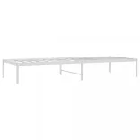 fehér fém ágykeret 80x200 cm