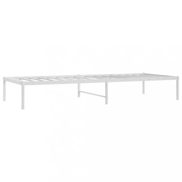 fehér fém ágykeret 80x200 cm
