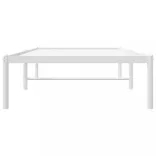 fehér fém ágykeret 80x200 cm