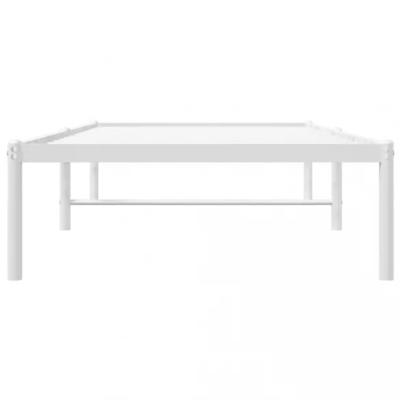 fehér fém ágykeret 80x200 cm
