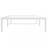 fehér fém ágykeret 90x200 cm