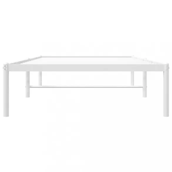 fehér fém ágykeret 90x200 cm