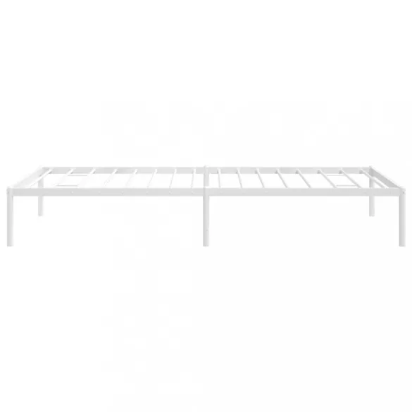 fehér fém ágykeret 90x200 cm