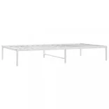 fehér fém ágykeret 100x190 cm