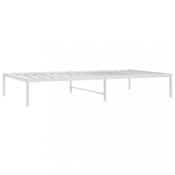 fehér fém ágykeret 100x190 cm
