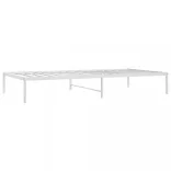 fehér fém ágykeret 100x200 cm