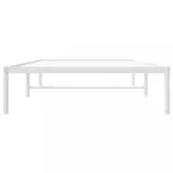 fehér fém ágykeret 100x200 cm