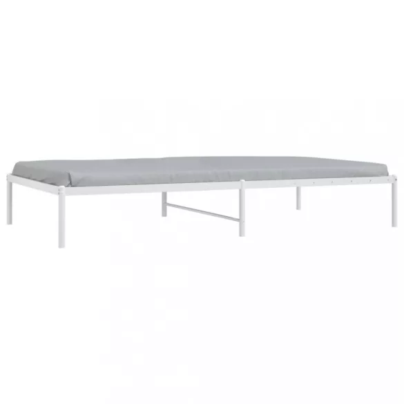 fehér fém ágykeret 107x203 cm