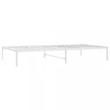 fehér fém ágykeret 107x203 cm