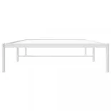 fehér fém ágykeret 107x203 cm