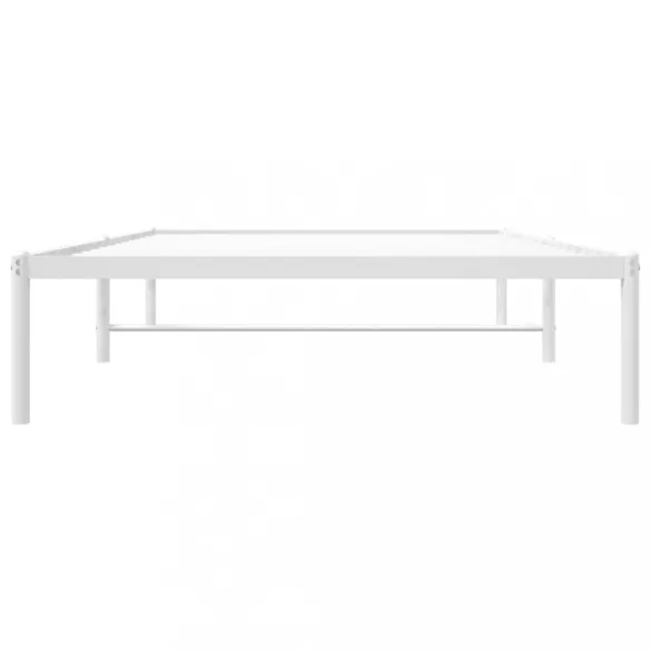 fehér fém ágykeret 107x203 cm