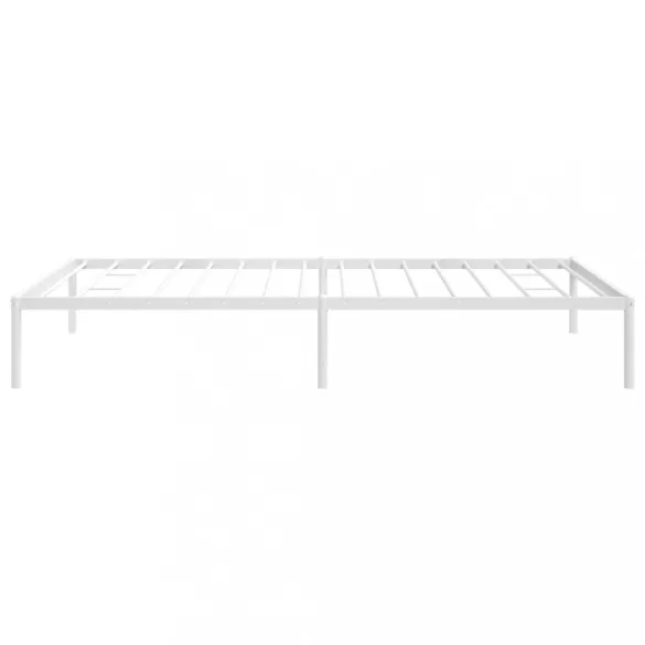fehér fém ágykeret 107x203 cm