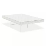 fehér fém ágykeret 120 x 190 cm