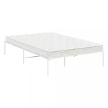 fehér fém ágykeret 120 x 190 cm