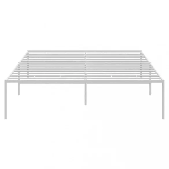 fehér fém ágykeret 120 x 190 cm