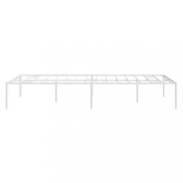 fehér fém ágykeret 120 x 190 cm