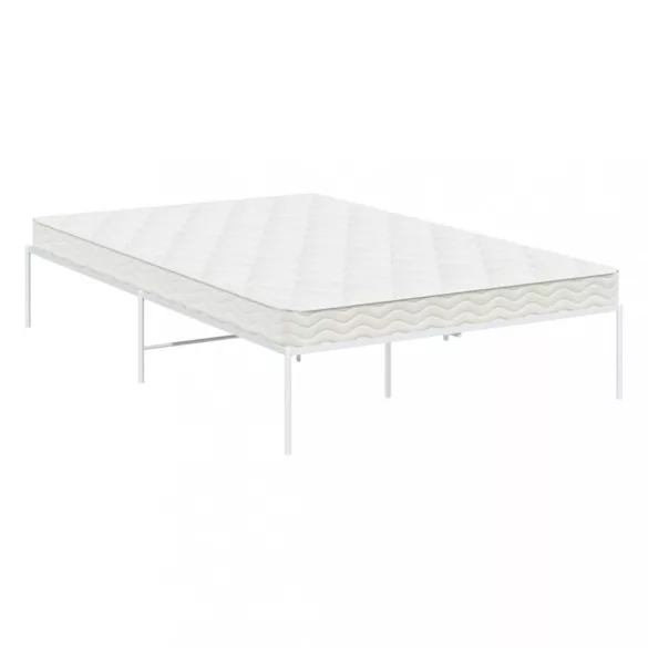 fehér fém ágykeret 120 x 200 cm