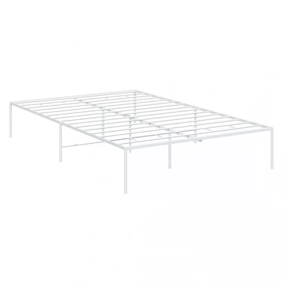 fehér fém ágykeret 120 x 200 cm