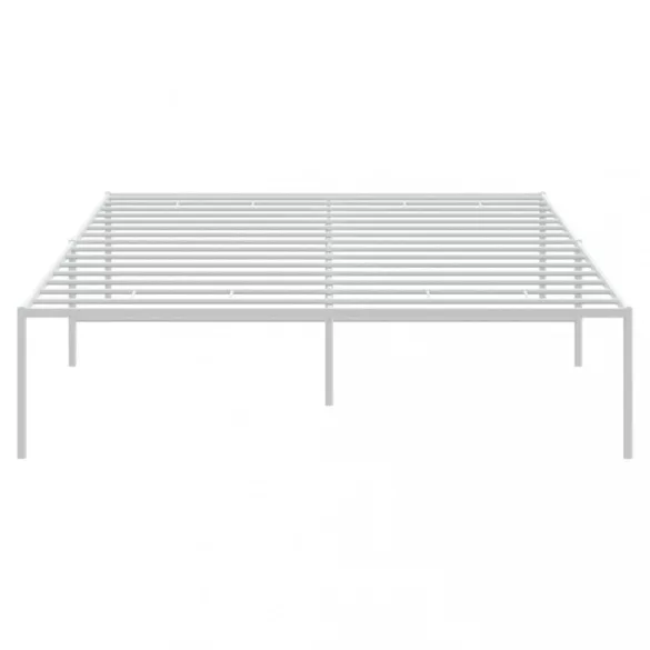 fehér fém ágykeret 120 x 200 cm