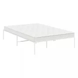 fehér fém ágykeret 135 x 190 cm