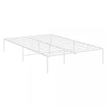 fehér fém ágykeret 135 x 190 cm
