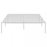 fehér fém ágykeret 135 x 190 cm