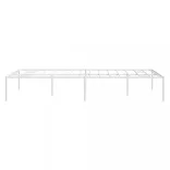 fehér fém ágykeret 135 x 190 cm