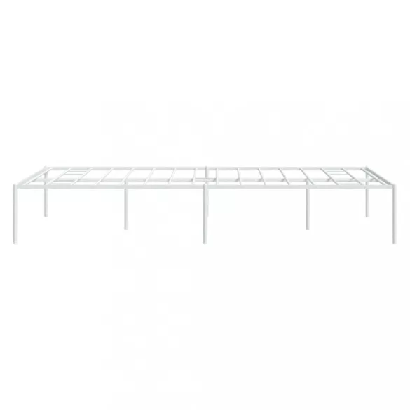 fehér fém ágykeret 135 x 190 cm