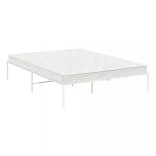 fehér fém ágykeret 140 x 190 cm
