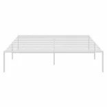 fehér fém ágykeret 140 x 190 cm