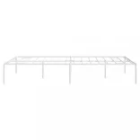 fehér fém ágykeret 140 x 190 cm