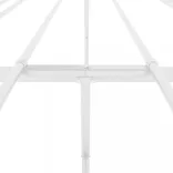 fehér fém ágykeret 140 x 200 cm