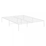 fehér fém ágykeret 150 x 200 cm