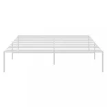 fehér fém ágykeret 150 x 200 cm