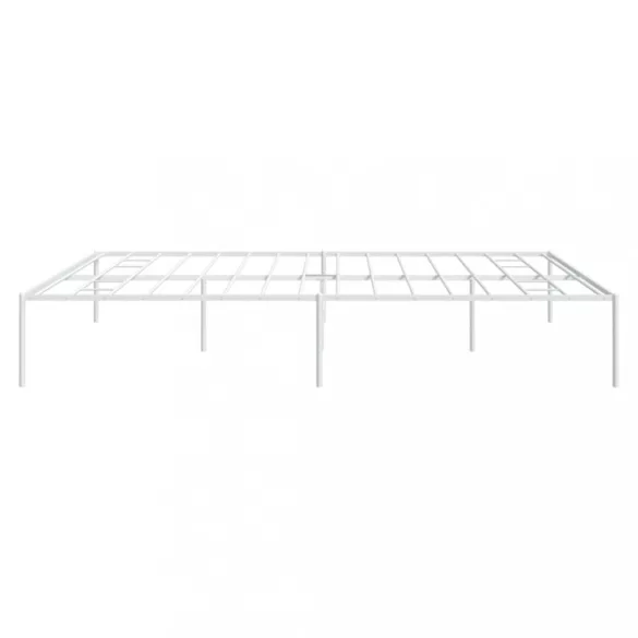 fehér fém ágykeret 180 x 200 cm