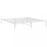 fehér fém ágykeret 193 x 203 cm