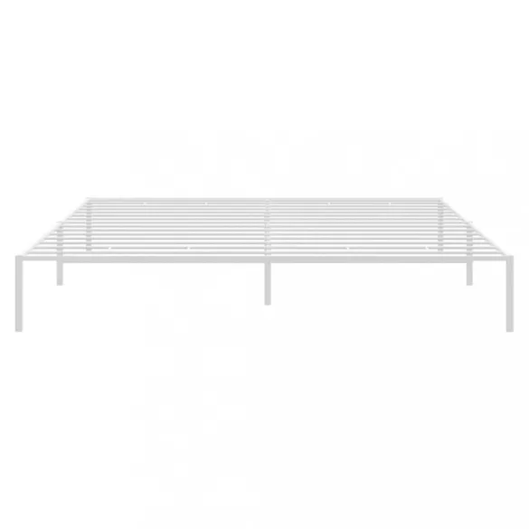 fehér fém ágykeret 193 x 203 cm